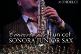 Sonora Junior Sax e Federico Mondelci in concerto per l’Unicef