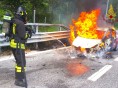 Incendio di un’autovettura al km 36 sull’autostrada Napoli – Canosa