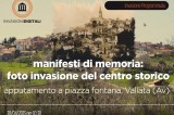 Manifesti di memoria, l’invasione digitale del centro storico di Vallata
