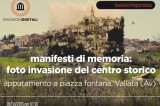 Manifesti di memoria, l’invasione digitale del centro storico di Vallata Manifesti di memoria, l’invasione digitale del centro storico di Vallata