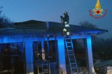 Forino – Tetto in fiamme, l’intervento dei Vigili del Fuoco Forino – Tetto in fiamme, l’intervento dei Vigili del Fuoco