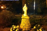 Nusco, benedetta la Statuina della Madonna di Madjugorje.