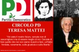 Pd Senerchia, la sezione intitolata alla partigiana Teresa Mattei