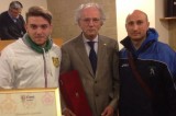 Taekwondo Avellino, attestato di merito sportivo per l’atleta Alessandro Guarino