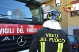 Montoro – A fuoco un’automobile parcheggiata lungo la strada