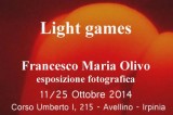 Avellino – Lunedì “Giochi di luce” dell’ingegnere-scrittore-poeta Francesco Maria Olivo