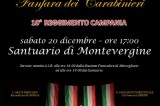Concerto di Natale della Fanfara dei Carabinieri, sabato 20 Dicembre a Montevergine