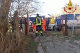 Grottaminarda – I vigili del fuoco prestano soccorso ad una persona Grottaminarda – I vigili del fuoco prestano soccorso ad una persona