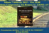 Lioni – Domani la presentazione del libro “Una voce da Terezín, Miriam e altri racconti” Lioni – Domani la presentazione del libro “Una voce da Terezín, Miriam e altri racconti”