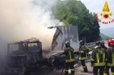 L’autostrada A16 Napoli-Canosa  teatro di due incendi nel pomeriggio di ieri