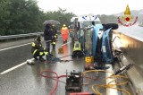 Maltempo – Due incidenti sull’Autostrada A16, intervengono i  caschi gialli