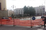 Avellino – Piazza Garibaldi: lavori in corso, ma senza operai