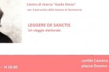 Centro di Ricerca “Guido Dorso”, un invito a leggere De Sanctis