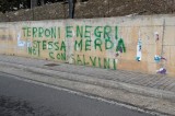 Apparse scritte a sfondo razzista sui muri di Gesualdo e Frigento a firma “Noi con Salvini”