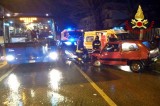 Vigili del Fuoco di Avellino impegnati in un doppio incidente stradale