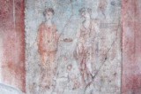Pompei, sfregiato l’affresco di Bacco e Arianna