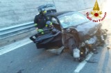 Monteforte Irpino – Incidente stradale su A16, coinvolta una sola autovettura