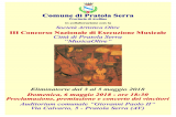 Pratola Serra – Al via la III Edizione di “Città di Pratola Serra – Musicaoltre”