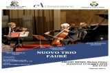 Ariano Irpino – Appuntamento di “Classicariano” con il “Nuovo Trio Faurè”