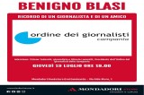 Grottaminarda – Commemorazione del giornalista Benigno Blasi