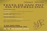 Montefalcione – A San Fele la Festa di San Pio