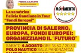 Salerno – Domani la terza tappa del Tour Fondi Europei