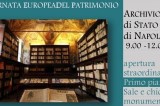 Napoli – Archivio di Stato, apertura straordinaria in occasione delle Giornate Europee del Patrimonio
