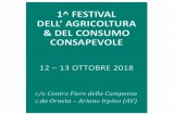 AcliTerra promuove il 1° festival dell’agricoltura e del consumo consapevole