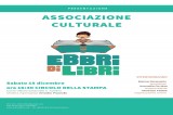 Avellino – Presentazione dell’associazione culturale “Ebbridilibri”