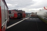 Napoli  – Incendio sull ‘autostrada A16 Napoli-Canosa