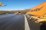 Lioni – Vigili del Fuoco, intervento sulla SP 7 Bis Ofantina Lioni – Vigili del Fuoco, intervento sulla SP 7 Bis Ofantina