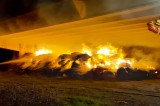 Teora – I Vigili del Fuoco domani incendio di circa duecento rotoballe di paglia e fieno