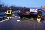 Atripalda – Incidente sul raccordo autostradale Avellino-Salerno
