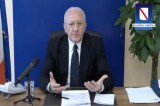 De Luca: «C’è da prevedere che un picco di contagi lo avremo a fine gennaio» De Luca: «C’è da prevedere che un picco di contagi lo avremo a fine gennaio»