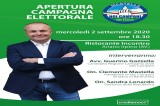 Regionali 2020, Noi Campani: apertura della campagna elettorale del candidato Guerino Gazzella