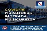 Regione Campania: Più autobus in servizio