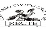 Grottaminarda – Il Comitato RECTE risponde al Sindaco Cobino Grottaminarda – Il Comitato RECTE risponde al Sindaco Cobino