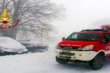 Mercogliano – Quattro ragazzi bloccati dalla neve nella zona di Montevergine