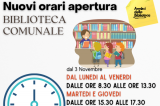 Monteforte Irpino – Nuovi orari biblioteca comunale