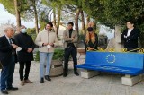 Grottaminarda – A Carpignano i colori dell’Unione Europea in una Panchina simbolo