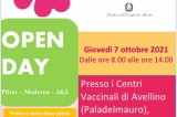 Vaccinazioni in Irpinia, Open Day giovedì 7 ottobre