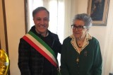 Sant’Angelo dei Lombardi – Gli auguri per i 100 anni della signora Rosa Sant’Angelo dei Lombardi – Gli auguri per i 100 anni della signora Rosa