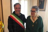 Sant’Angelo dei Lombardi – Gli auguri per i 100 anni della signora Rosa