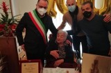 Fontanarosa – Gli auguri per i 100 anni della signora Maria