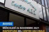 ASL Avellino – Riapertura centri vaccinali