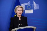 Morte Sassoli, dichiarazione di Ursula von der Leyen Morte Sassoli, dichiarazione di Ursula von der Leyen