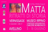 Avellino – Mostra Personale “Ritratti di Storia” di Sabino Matta