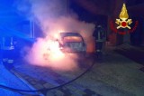 Montefredane (AV), nella notte auto in fiamme