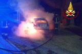 Montefredane (AV), nella notte auto in fiamme Montefredane (AV), nella notte auto in fiamme
