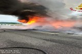 Vigili del Fuoco, incendio sull’autostrada A16 Napoli – Canosa